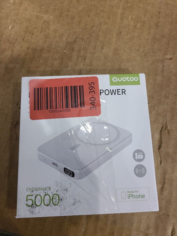 Photo 1 of 2025 Magnetic 15W Power Bank for iPhone,5000mAh Magsafe Battery Pack with 20w Fast Charging,Slim Magsafe Power Bank in&Out,with LED Display,Wireless Portable Charger for iPhone17/16/15/14/13/12 Series