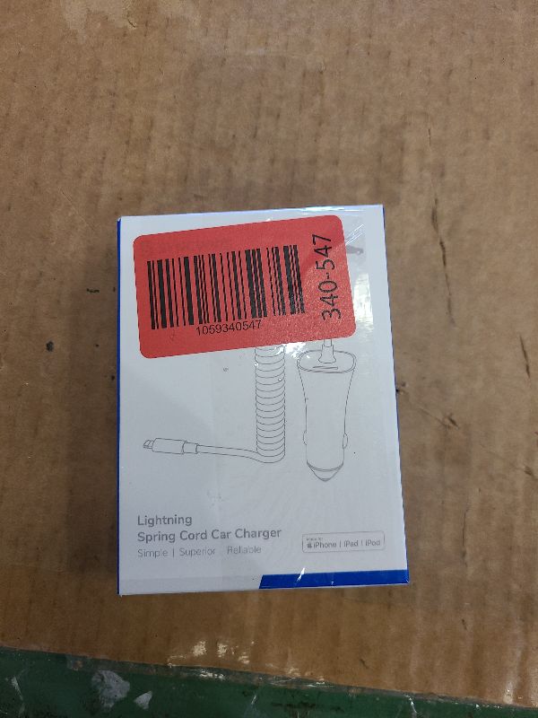 Photo 1 of [Apple MFi Certified] Syncwire iPhone Car Charger 32W Super Fast Car Phone Charger Cigarette Lighter USB Car Adapter with Build-in 5FT Coiled Lightning Cable for Apple iPhone 14/13/12/11/XR/Max, iPad