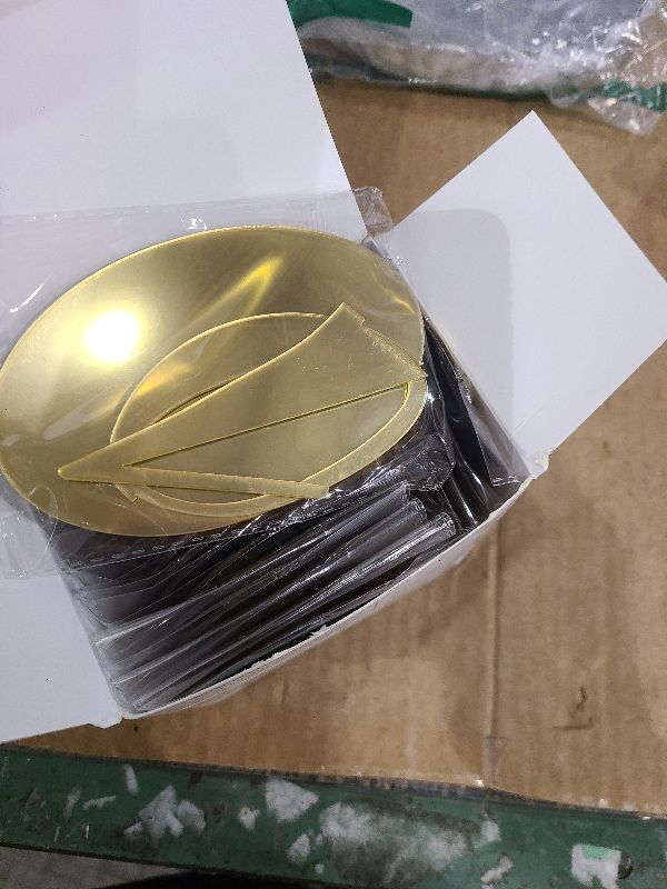 Photo 1 of 30 Pcs Gold Table Numbers Wedding Table Numbers for Reception Acrylic Banquets Tables Number with Stand Holder Elegant Mirror Tables Number for Wedding Party Birthday Anniversary Event Catering Decor