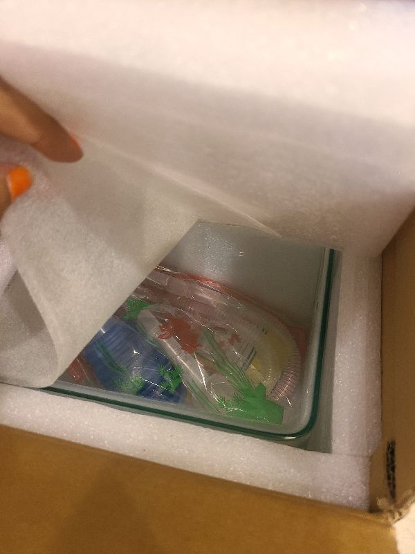 Photo 1 of 1 Gallon Aquarium Fish Tank?Rimless Aquarium Tank?7.8" L × 6.3" H × 5.5" W