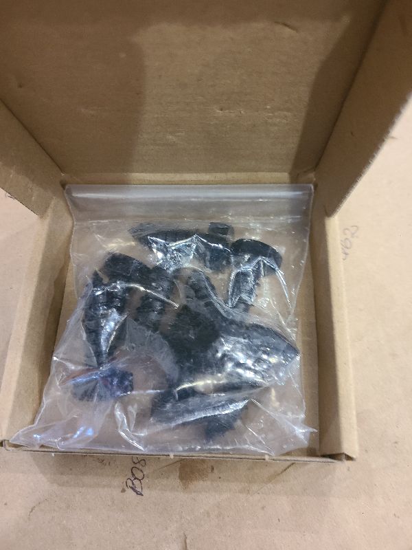 Photo 1 of 1/2 x 1-1/2" Hex Head Lag Screws Bolts for Wood Timber, 304 Stainless Steel 18-8, Heavy Duty Lag Bolts, Hexagon Head Wood Deck Screws, Black Finish, 8 PCS