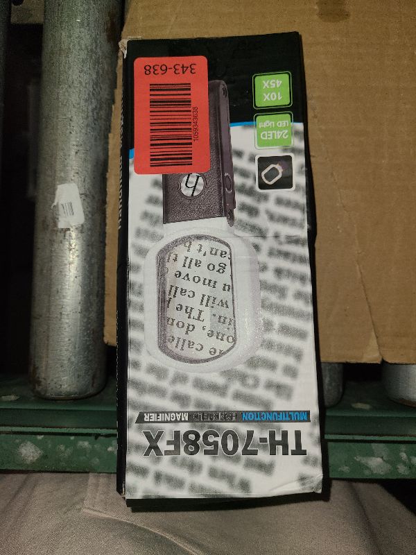 Photo 1 of 10X 45X Magnifying Glass with Light and Stand, Folding Handheld Reading Magnifier for Books with 3 Color Light Modes Hands Free Magnifiers for Seniors Low Vision for Close Work