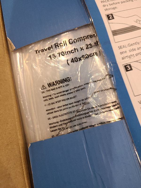 Photo 1 of 20 Pack Vacuum Storage Bags, Space Saver Bags (4 Jumbo/4 Large/4 Medium/4 Small/4 Roll) Compression for Comforters and Blankets, Sealer Clothes Storage, Hand Pump Included