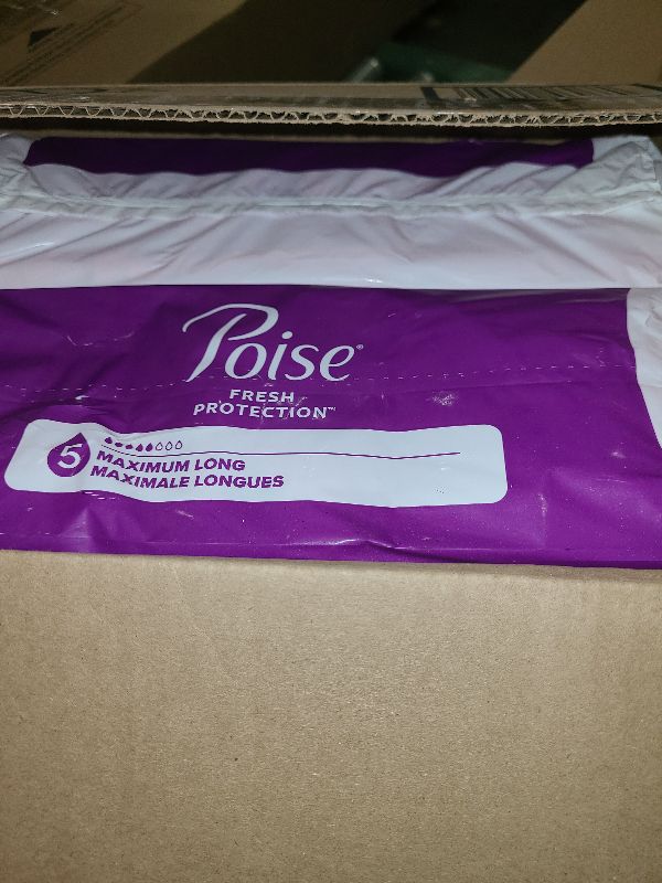 Photo 1 of 2 pack Poise Incontinence Pads & Postpartum Incontinence Pads, 6 Drop Ultimate Absorbency, Long Length, 42 Count, Packaging May Vary