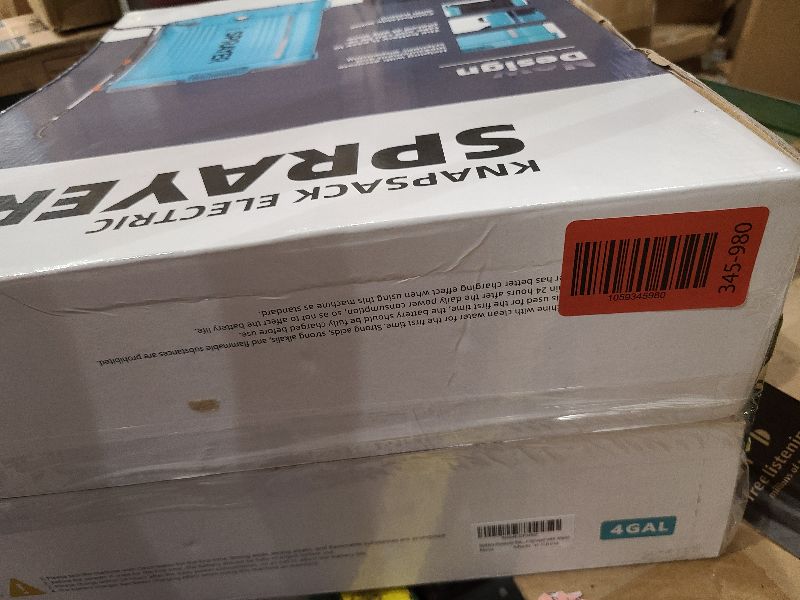 Photo 1 of Backpack Sprayer 4 Gallon, 80 PSI Adjustable Pressure Electric Sprayer, Battery Powered Garden Sprayer with 21V 2.6Ah Battery, 6 Mist Nozzles, Telescopic Wand, Battery Backpack Sprayers for Yard, Lawn