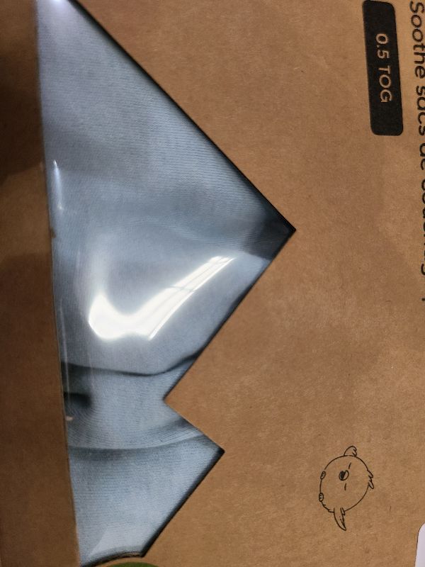 Photo 1 of 2-Pack Organic Baby Sleep Sacks, 100% Cotton - Soft & Breathable 0.5TOG Baby Wearable Blanket, Toddler Sleeping Sack 6-18 months, Easy to Wear Transitional Swaddles for Newborns, Infants (Glacier, M)