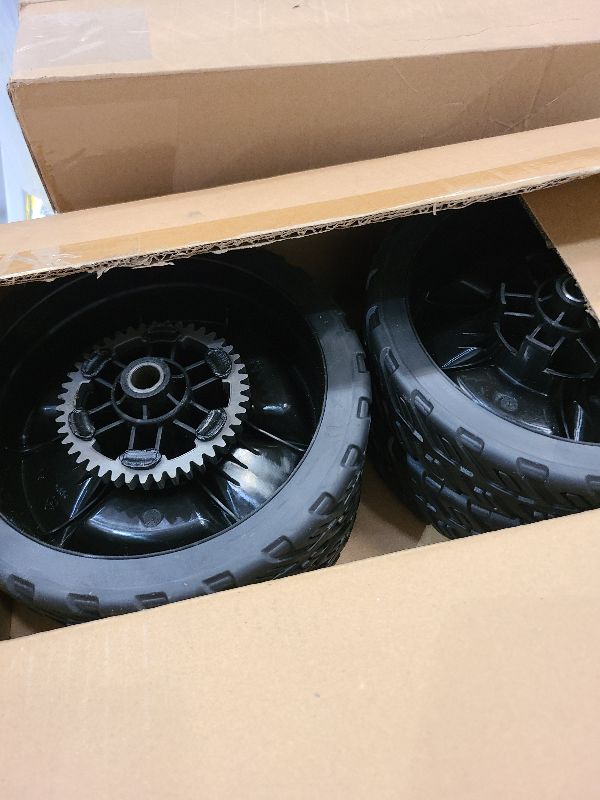 Photo 1 of 4 Pack Lawn Mower Wheels Kit with 8 Inch Rear and Front Wheels for Honda HRN216, HRN216 VKA, HRN216 VLA, HRN216 VYA Push Mower Wheel Tire Replace# 42710-VR8-N00ZA, 44710-VR8-N00ZA
