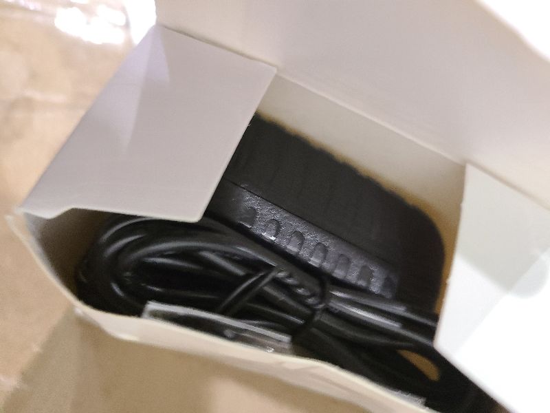 Photo 1 of 12 Volt 2A Power Adapter Supply, AC 100-240V to DC 12 V Power Supply Transformer Charger Wall Plug for DC12V Light Security CCTV Camera, Black, 8x5x3.3 cm