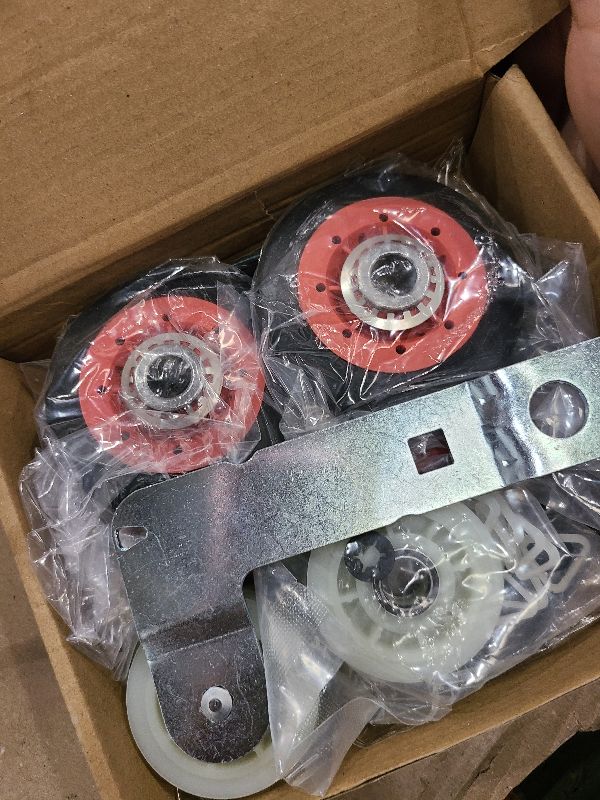 Photo 1 of [Newest] 4392067 Dryer Repair Kit and W10837240 Dryer Idler Pulley for Maytag Bravos Whirlpool Duet Kenmore Elite Dryers,with WPW10314173 Drum Roller&661570V Belt&279640 Idler Pulley by TOMOON
