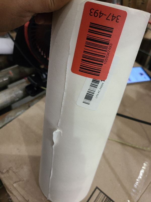 Photo 1 of 12" x 100' Roll of Paper Transfer Tape for Vinyl, Made in America, Premium-Grade Transfer Paper for Vinyl with Layflat Adhesive for Crafts, Decals, and Letters