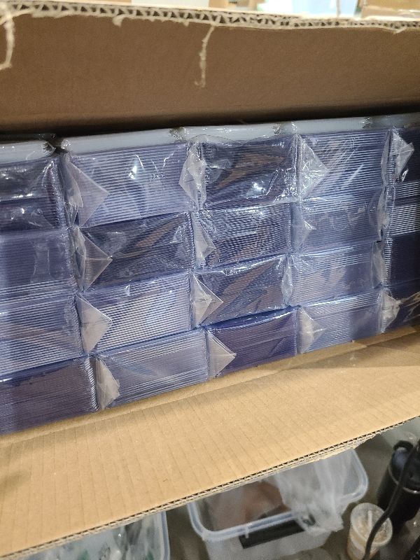 Photo 1 of 2000 Card Sleeves Top Loaders for Cards, 3" x 4" Hard Plastic Toploaders, Baseball Card Protectors, Trading Card Holder for Football Sports Cards (1000 Toploaders + 1000 Penny Sleeves)