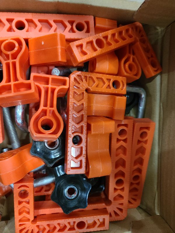 Photo 1 of 16pcs Right Angle Clamp Set, 90 Degree Clamp,Positioning Squares, 3inch 4inch x 8 Right Angle Clamp with 8 Clamp,Corner clamps Woodworking Tool