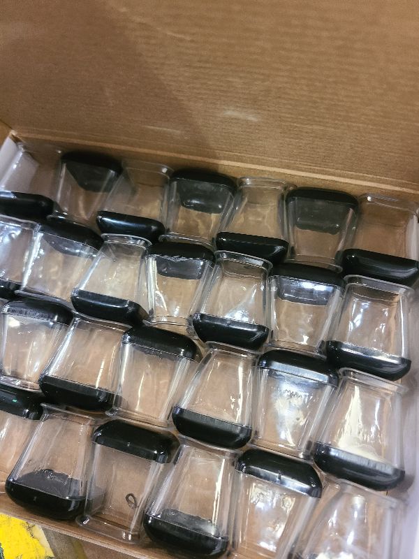 Photo 1 of 28 Pcs Chair Leg Sliders for Carpet, Square Chair Glides, Silicone Furniture Leg Protectors Caps, Carpet Protectors Table Feet Covers Cups, Teflon Furniture Pads Sliders (Fit:13/16" ~ 1")