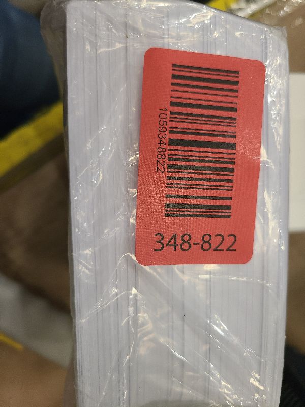 Photo 1 of 200 Pack White 300 GSM / 110 lb Thick Cardstock Paper - Blank Heavyweight Wedding Invitation Cards for Printing, Flashcards, Postcards - 5x7 inch