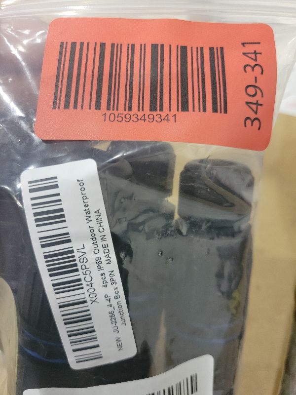 Photo 1 of 4PCS Waterproof IP68 Junction Box Outdoor 3 Pin Electrical Cable Connector Quick Fixing Wire Connector for 3.5-10mm Wire Range(AC 250V, 16A), Screwless Installation