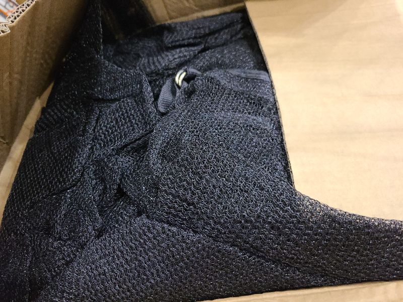 Photo 1 of 15FT Trampoline Replacement Safety Enclosure Net for 6 Straight Poles Round Frame, Breathable and Weather-Resistant with Adjustable Straps(NET ONLY)