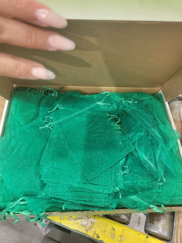 Photo 1 of 140 PCS Fruit Protection Bags, Fruit Netting Bags, Fruit Cover Mesh Bag with Drawstring, Garden Netting Bag for Father's Day, Mosquito Bug Insect Bird Net Barrier Bag for Vegetable Plant Flower(Green)