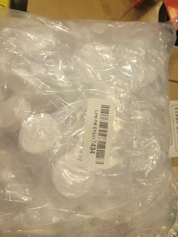 Photo 1 of 100 Count Empty Makeup Jars 15g Cosmetic Containers with Lids Leak Proof Sample Containers Refillable Plastic Containers - White