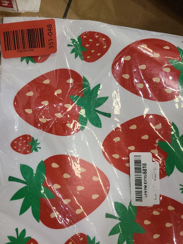 Photo 1 of 4 Large Strawberry Decals - Peel & Stick Wall Stickers for Backdrop, Cups, Glass - Cute Kitchen Decor
