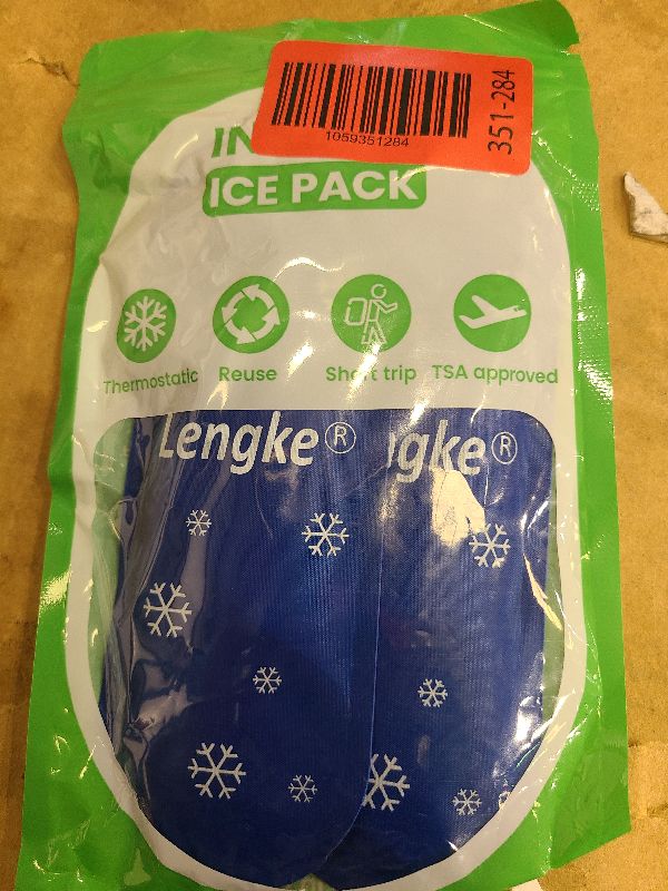 Photo 1 of 2PCS Ice Packs for Insulin Cooler Travel Case, Reusable Ice Packs for Travel, Small TSA Approved Travel Ice Packs by LengKe