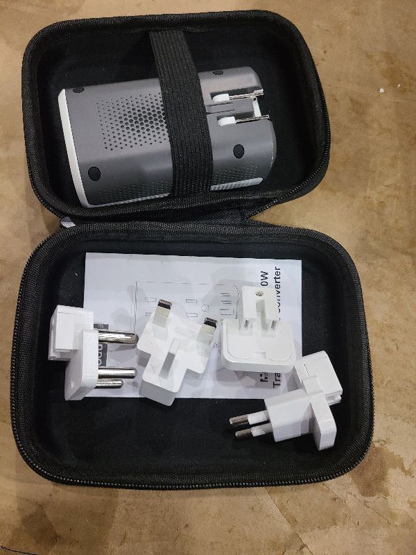 Photo 1 of 2000W Voltage Converter 220V to 110v for Europe Travel, Universal Plug Adapter (Type AV/B/C/E/F/G/I/J/N) witrOverload Protection,Compact Design for Hair Dryers, Curling lrons Laptops & Appllances