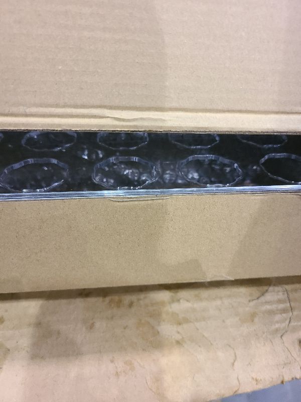 Photo 1 of 2 Pack Leak-Proof Wave Design Acrylic Long Vases for Centerpieces - 24" Clear Flower Rectangle Vase as Floral Centerpieces for Tables, Long Flower Vase with 12 Holes as Flower Arrangement Holder