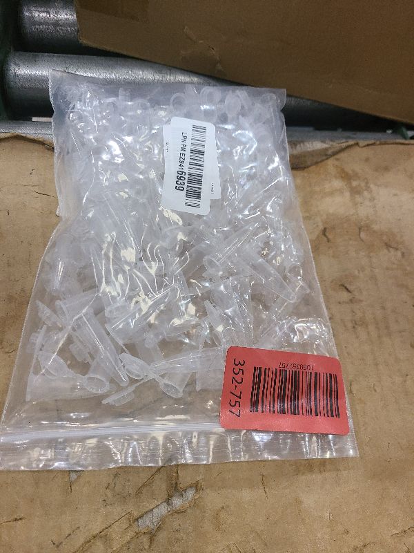 Photo 1 of 100 Pcs Centrifuge Tubes 1.5ml Bottom Tip Clear Plastic Test Tube Vials Small Tubes with Caps Small Sample Bottle Vials Container with Cap for Lab