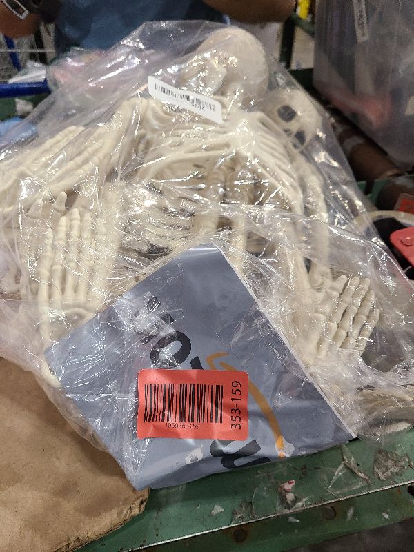 Photo 1 of 2 Pack 36"Halloween Skeleton - 3 ft Life Size Human Skeleton with Full Body Posable Joints Plastic Skeleton for Halloween Skeletons Decor Yard Patio Lawn Garden Skeleton Props Spooky Party Decoration