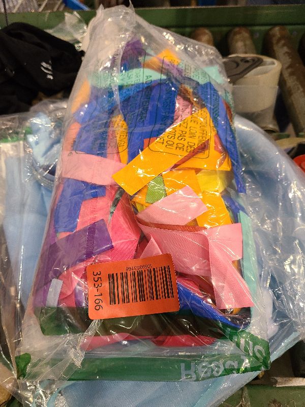 Photo 1 of 3/8" to 1.5" Wide Solid Grosgrain Ribbon Bulk Assortment Grab Bag for Crafts - 1/2 Lb of Ribbon, Variety of Colors