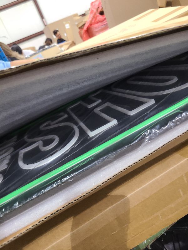 Photo 1 of 35"x18" Extra Large LED Smoke Shop Sign for Smoke Shop, Super Bright Unique Design Neon Sign with Sturdy Chain, High Visibility for Stores Retail Window