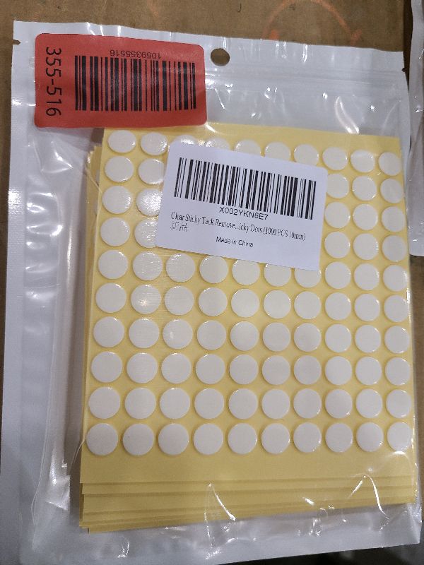 Photo 1 of 1000pcs Double-Sided Putty for Wall Hanging Removable Adhesive Stickers for Posters Easy to Use Wall Adhesive Damage Tacky Putty 