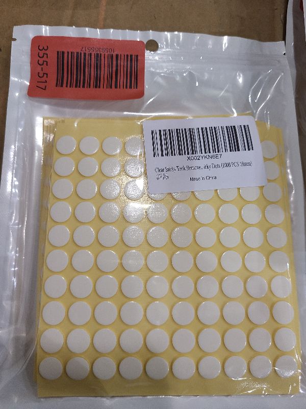 Photo 1 of 1000pcs Double-Sided Putty for Wall Hanging Removable Adhesive Stickers for Posters Easy to Use Wall Adhesive Damage Tacky Putty 