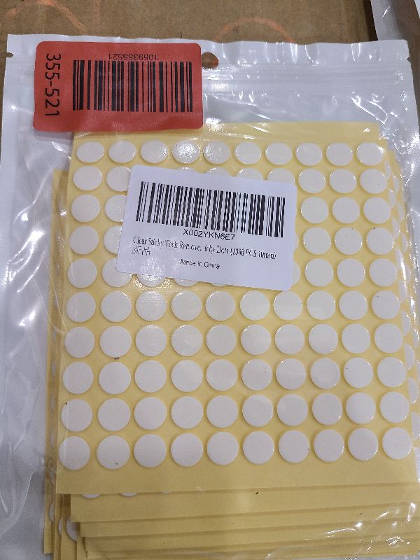 Photo 1 of 1000pcs Double-Sided Putty for Wall Hanging Removable Adhesive Stickers for Posters Easy to Use Wall Adhesive Damage Tacky Putty 