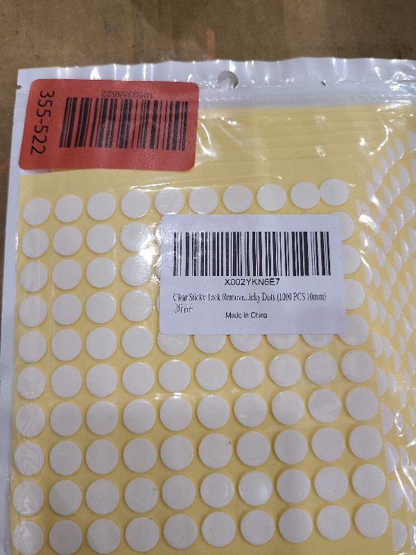 Photo 1 of 1000pcs Double-Sided Putty for Wall Hanging Removable Adhesive Stickers for Posters Easy to Use Wall Adhesive Damage Tacky Putty