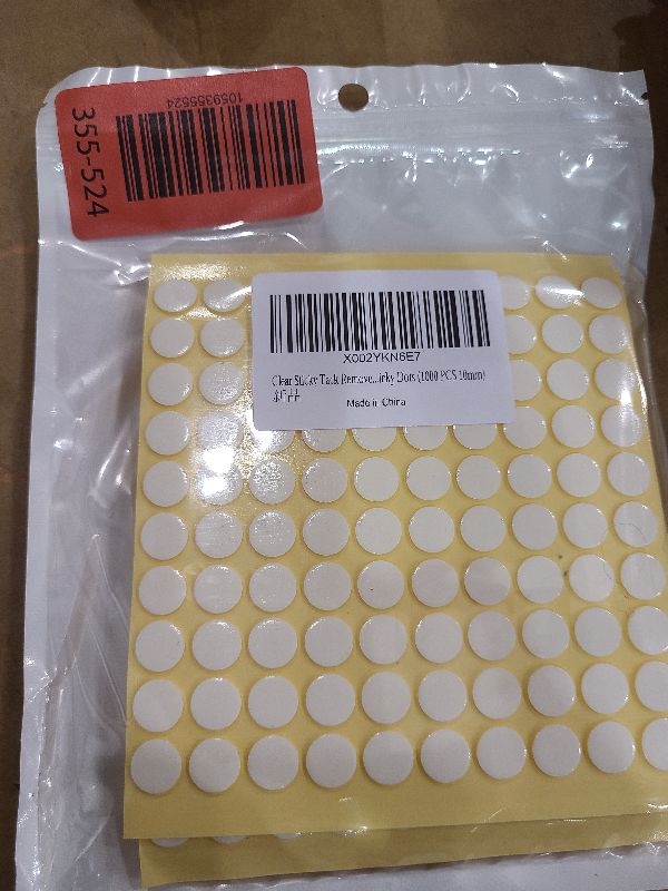 Photo 1 of 1000pcs Double-Sided Putty for Wall Hanging Removable Adhesive Stickers for Posters Easy to Use Wall Adhesive Damage Tacky Putty 