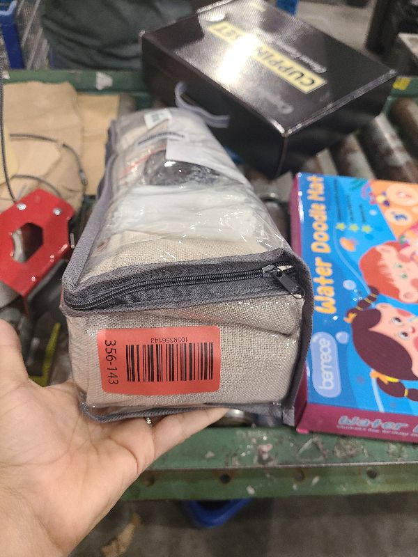 Photo 1 of 102 Inch Long Curtains Pinch Pleat Flax Linen Curtains Living Room Bedroom Taupe Light Filtering Privacy Neutral 102 In Pleated Drapes Hooks Rings Back Tab Grey Beige for Window Sliding Door 1 Panel