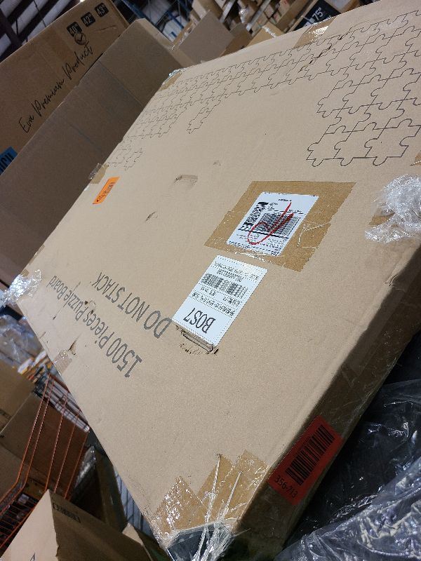 Photo 1 of 1500 Pieces Rotating Puzzle Board with 6 Storage Drawers & Protective Cover - Wooden Jigsaw Puzzle Table for 1500 Pieces - for Family Games, Home Entertainment & Puzzle Building