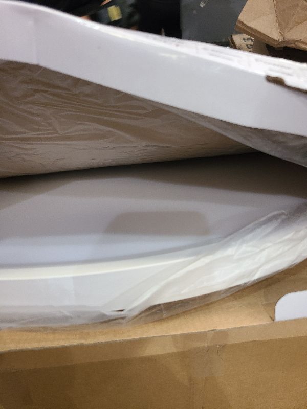 Photo 1 of 24 Inch Flush Mount Ceiling Light, 56W 5600 lm Ceiling Light Fixture with 3 CCT Selectable 3000K/4000K/ 6500K(Wall Switch Control), Slim Round Surface Mount LED Light Fixture for Kitchen Bedroom