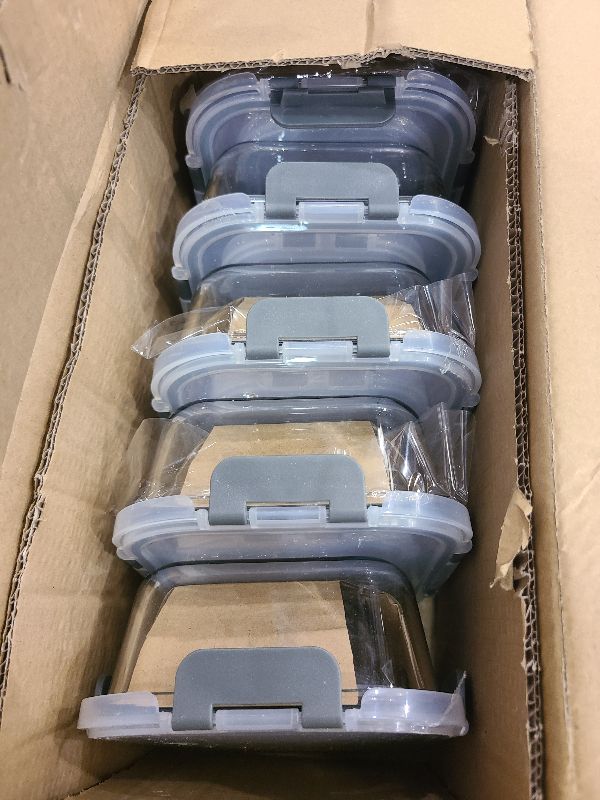 Photo 1 of [10-Pack] Glass Meal Prep Containers with Lids, MCIRCO Food Storage Containers with Snap Locking Lids, Airtight Lunch Containers, Microwave, Oven, Freezer and Dishwasher