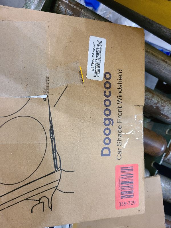 Photo 1 of [2025 Upgrade] Doogoocoo Windshield Sun Shade, [100% Sun Block & Ice-Crystal Cooling] Protect Interior & Keep Car Cooler, Portable Foldable Car Sunshade Front Windshield for Tesla Model 3/Y