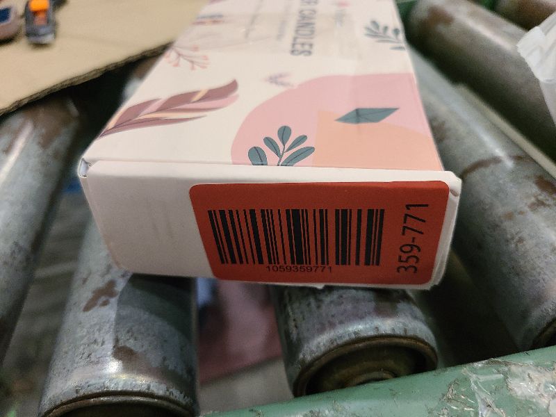 Photo 1 of 10 Inch Pale-Pink Taper Candles for Home Decoration, 10 Pack Unscented Candlesticks for Dinner Wedding Party, Smokeless and Dripless Candle Sticks