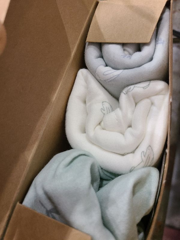 Photo 1 of 3-Pack Organic Baby Swaddle Sleep Sacks - Swaddles for Newborns, Infant 0-3 Months, Baby Girls, Boys, Soft & Snug Newborn Sleep Sack, Nursery Swaddling Blankets (Bunnies)