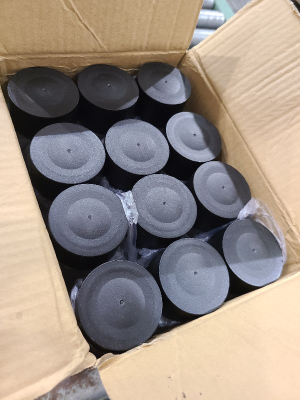 Photo 1 of 12-pack Bulk Empty Plastic Juice Bottles Reusable Water Bottles to work great as Sensory Bottles and Smoothie Bottles with Black Lids Great for Sensory Crafts and Calming Bottles 400ml