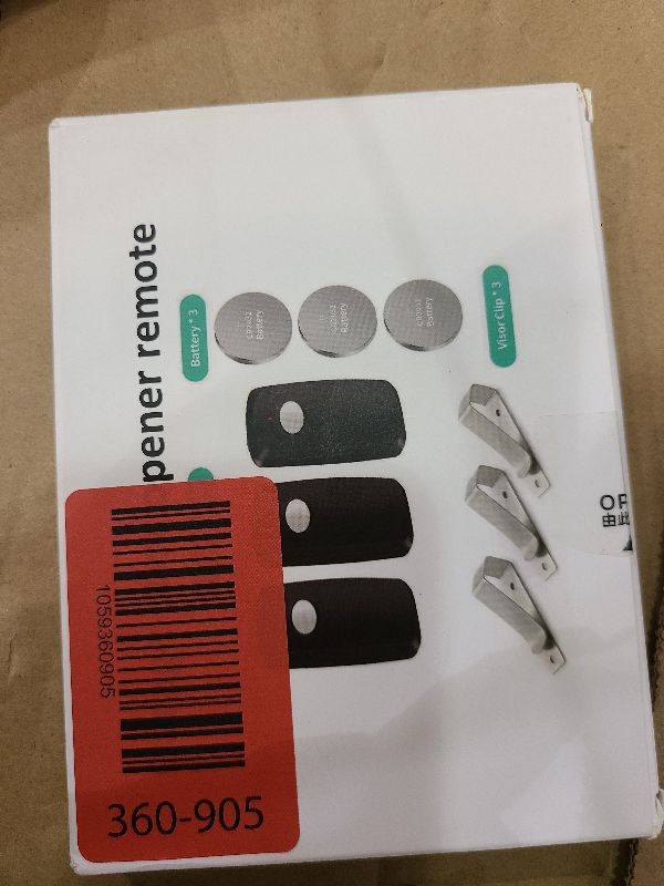 Photo 1 of 3 Replacement for Multicode Garage Gate Door Opener Remote,3089,308911,MCS308911,10 dip Switch,Black,300mhz