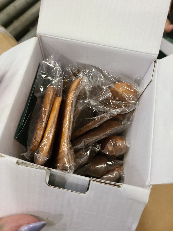 Photo 1 of 10 Pack Wooden Utensils for Cooking, Wood Utensil Set for Kitchen, Teak Wooden Spoon for Cooking, Non-Stick Spatula Ladle