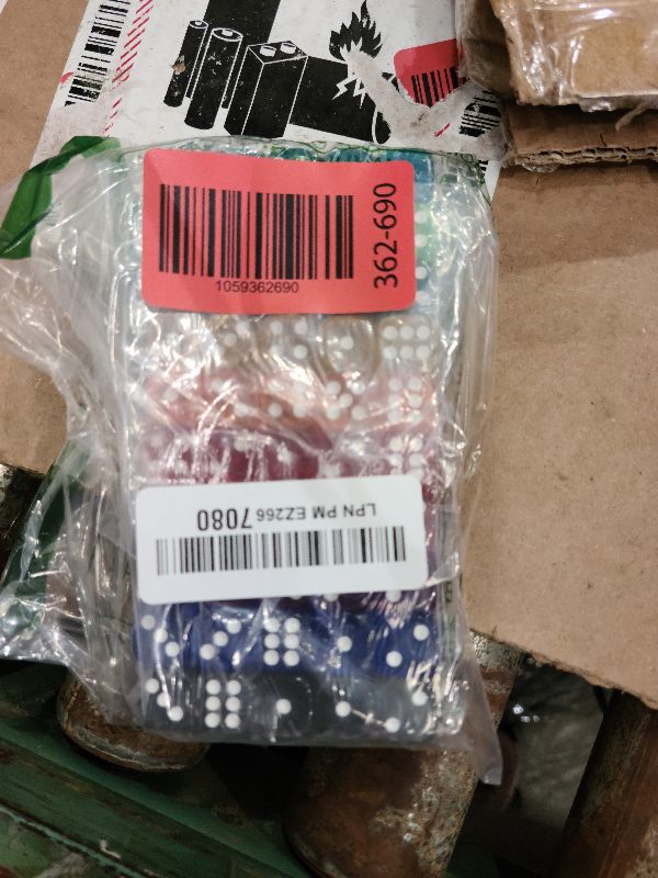 Photo 1 of 100 Pieces Colored Dice Bulk Set 14 MM 6 Sided Standard Dices for Classroom Teaching Board Game Playing and Rolling, 10 Colors