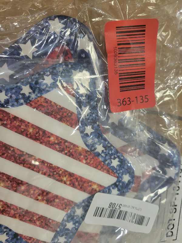 Photo 1 of 40 Pcs 4th of July Paper Plates and Napkins Sets - Patriotic Party Supplies Tableware, Disposable Paper Plates Napkins Kit for Independence Day July 4th Party Decorations Table Decor, Serves 20