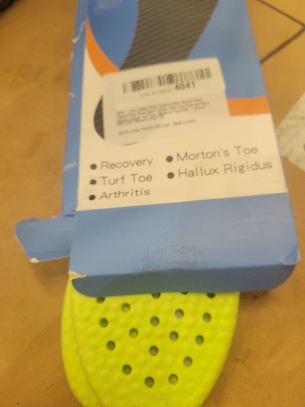 Photo 1 of 1 Pair Carbon Fiber Insole for Men Women Rigid Carbon Fiber Shoe Insert Carbon Fiber Foot Plate for Hallux Rigidus Limitus, Turf Toe?Morton's Toe (9.45” / 240mm - Men's 6.5 / Women's Size 7.5)
