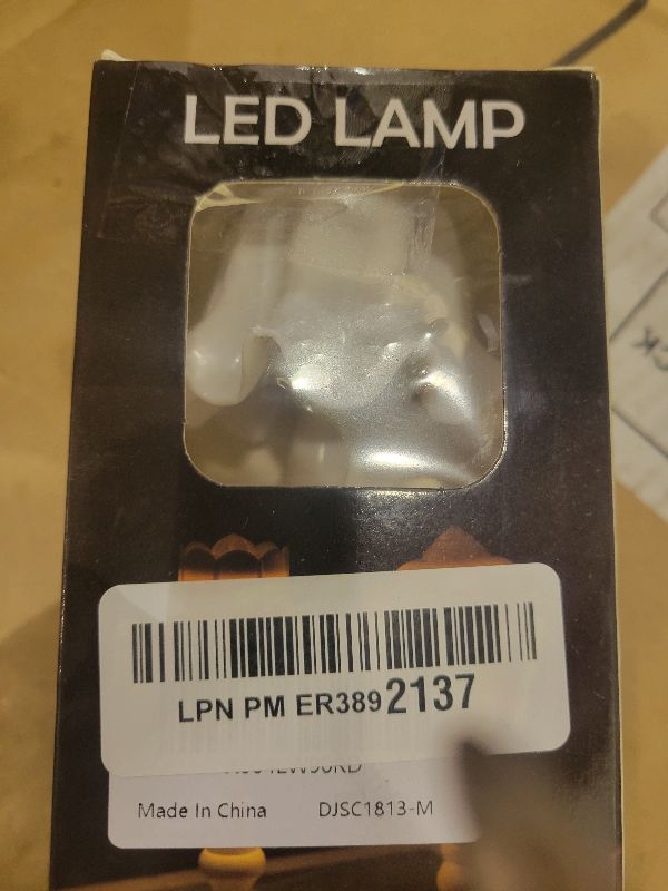 Photo 1 of 1 Pack Lily Shaded Desk Lamp, Night Light for Bedroom, Lamp for Bedroom/Living Room, Sleep Light, Nightlights