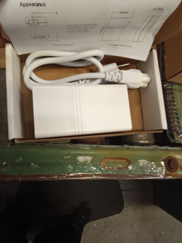 Photo 1 of 10Gbps PoE+ Injector 30W IEEE802.3at/af Compliant, Supplies PoE(15.4W) or PoE+(30W) Power Over Ethernet Distances Up to 328ft, PoE Injector Adapter for Camera/Access Point/IP Phones, EN30GT-10
